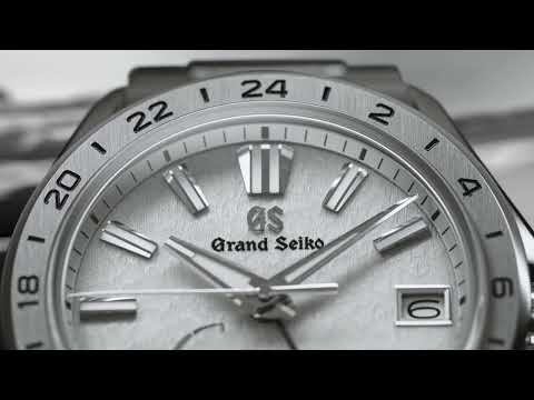 グランドセイコー マスターショップ専用モデル エボリューション9 スプリングドライブ GMT SBGE285 メンズ 腕時計 朝霧モチーフダイヤル ブライトチタン