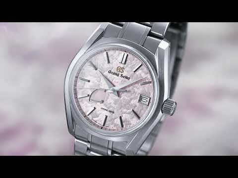 グランドセイコー マスターショップ専用モデル 62GS現代デザイン 二十四節気シリーズ 春分 花筏 SBGA443 メンズ 腕時計 スプリングドライブ ピンクダイヤル ブライトチタン