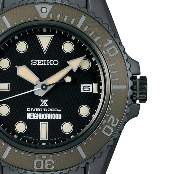 セイコー プロスペックス NEIGHBORHOOD 限定 SBDJ059 メンズ ソーラー ブラック