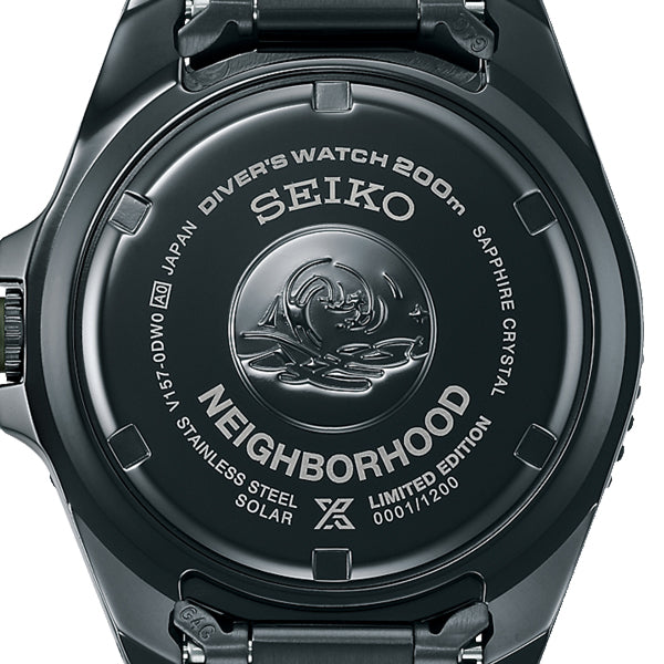 セイコー プロスペックス NEIGHBORHOOD 限定 SBDJ059 メンズ ソーラー ブラック