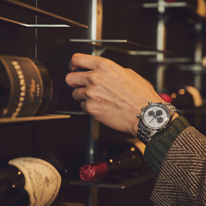 セイコー プロスペックス スピードタイマー メカニカルクロノグラフ SBEC021 メンズ 機械式 自動巻き パンダ メタルバンド