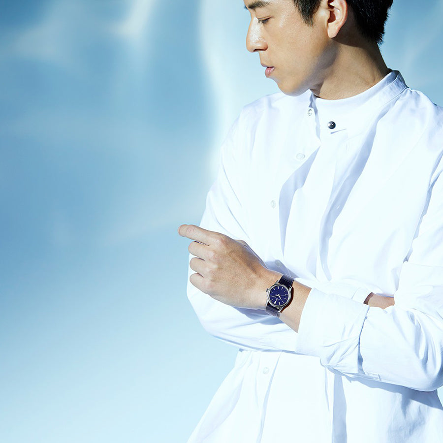 グランドセイコー マスターショップ専用モデル ミドルサイズ クラシックデザイン SBGX349 メンズ レディース 電池式 クオーツ 34mm ネイビーダイヤル 革バンド