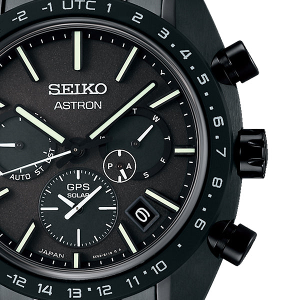 セイコー アストロン オリジン GPSソーラー 5Xシリーズ SBXC089 メンズ オールブラック