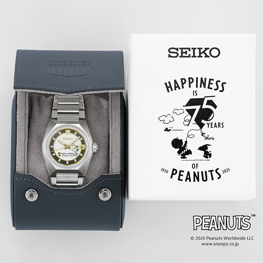 セイコー キングセイコー VANAC PEANUTS 75周年記念 限定モデル スヌーピー ウッドストック SDKV011 メンズ 機械式 自動巻き 8L45