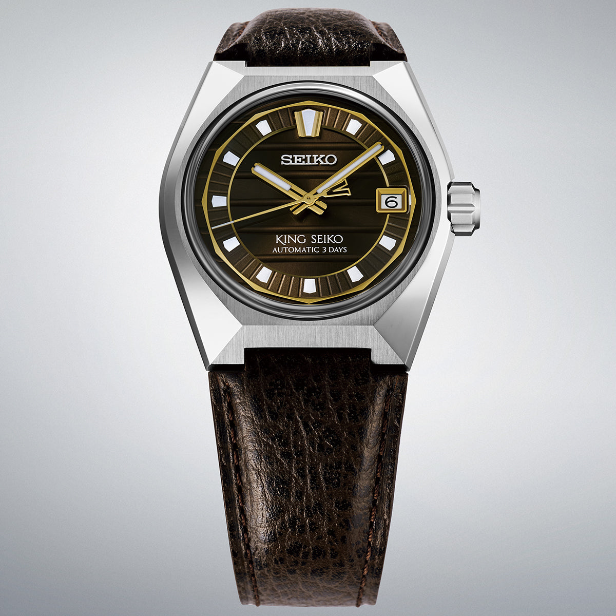 セイコー キングセイコー VANAC 東京ホライゾン SDKV013 メンズ 機械式 自動巻き ブラウンダイヤル 革バンド 8L45