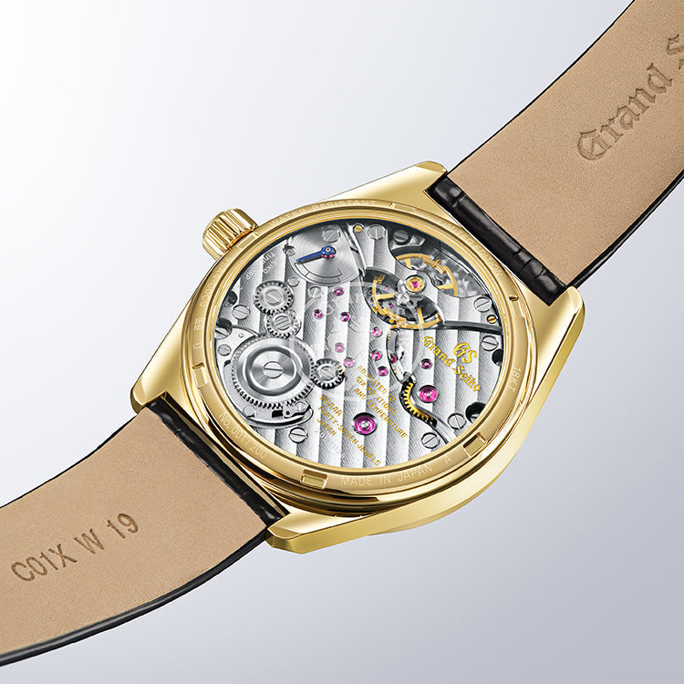 グランドセイコー 45GS 復刻デザイン 限定モデル SLGW004 メンズ 機械式 手巻き メカニカル 18Kイエローゴールド クロコダイルストラップ 9SA4