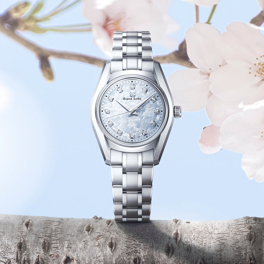 グランドセイコー クオーツ 62GS 風光る STGF389 レディース 電池式 ダイヤ入りダイヤル ブルー 4J51