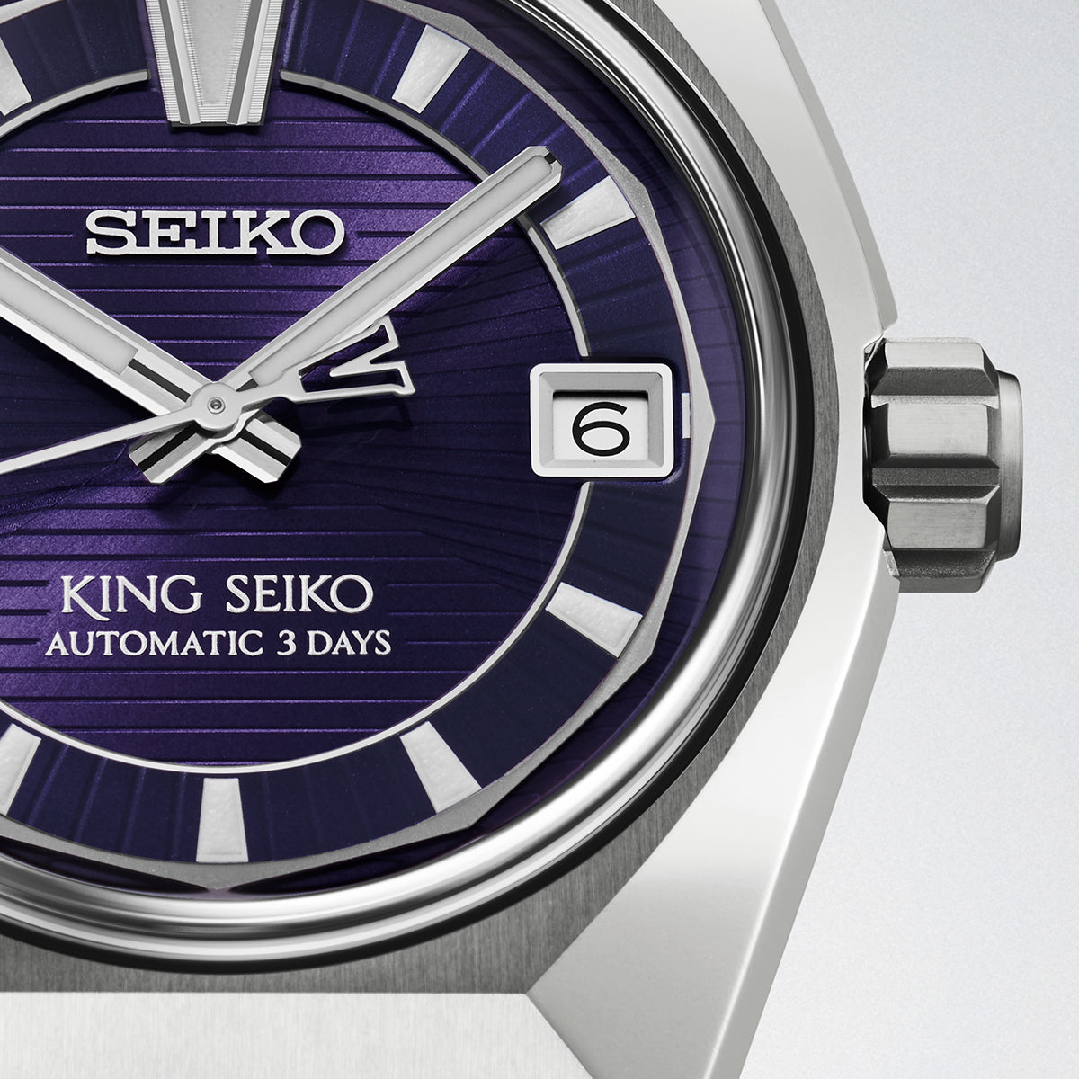 セイコー キングセイコー VANAC チタンモデル 東京ホライゾン HKF001J メンズ 機械式 自動巻き パープルダイヤル 8L45