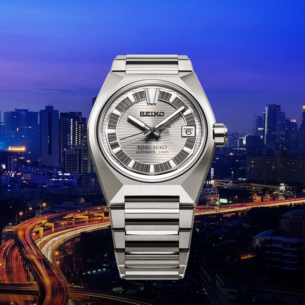セイコー キングセイコー VANAC チタンモデル 東京ホライゾン HKF002J メンズ 機械式 自動巻き グレーダイヤル 8L45