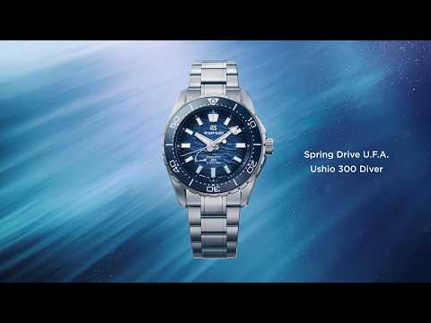 グランドセイコー エボリューション9 スプリングドライブU.F.A. Ushio 300 ダイバー SLGB023 メンズ ブルーダイヤル 9RB1