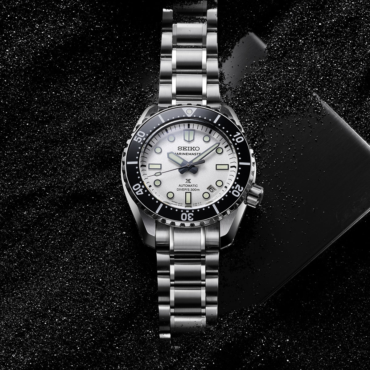 セイコー プロスペックス マリンマスター 1968 ヘリテージ SBDX063 メンズ 機械式 自動巻き ホワイトダイヤル メタルバンド