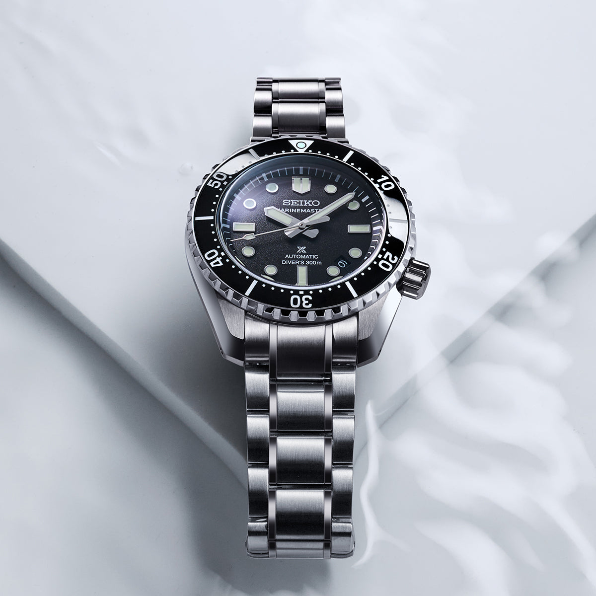 セイコー プロスペックス マリンマスター 1968 ヘリテージ SBDX065 メンズ 機械式 自動巻き ブラックダイヤル メタルバンド