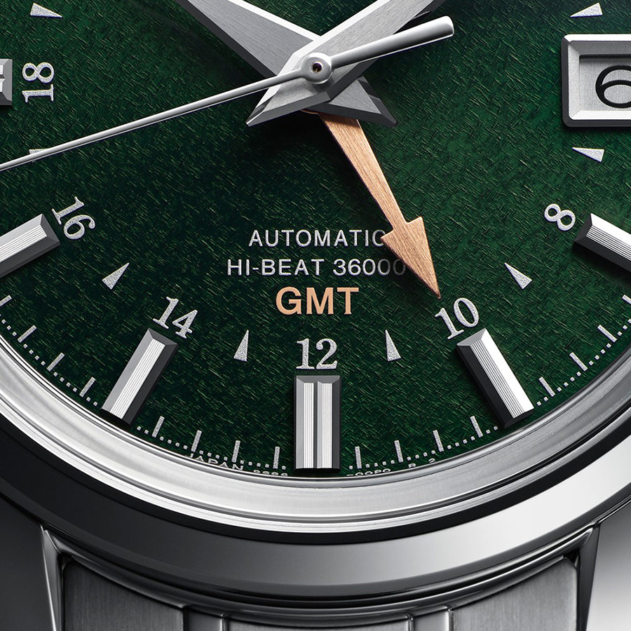 グランドセイコー メカニカル GMT 二十四節気シリーズ 春分 山桜 SBGJ251 メンズ 機械式 グリーンダイヤル