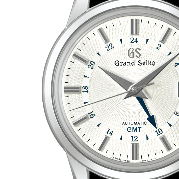 グランドセイコー メカニカル GMT 雪雫 SBGM255 メンズ 機械式 自動巻き クロコダイル 革バンド