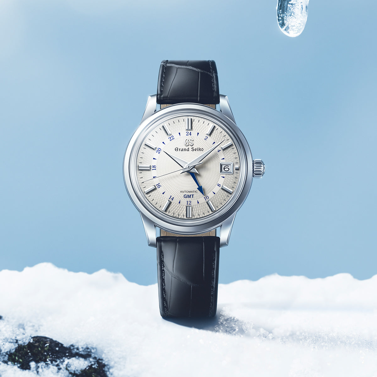 グランドセイコー メカニカル GMT 雪雫 SBGM255 メンズ 機械式 自動
