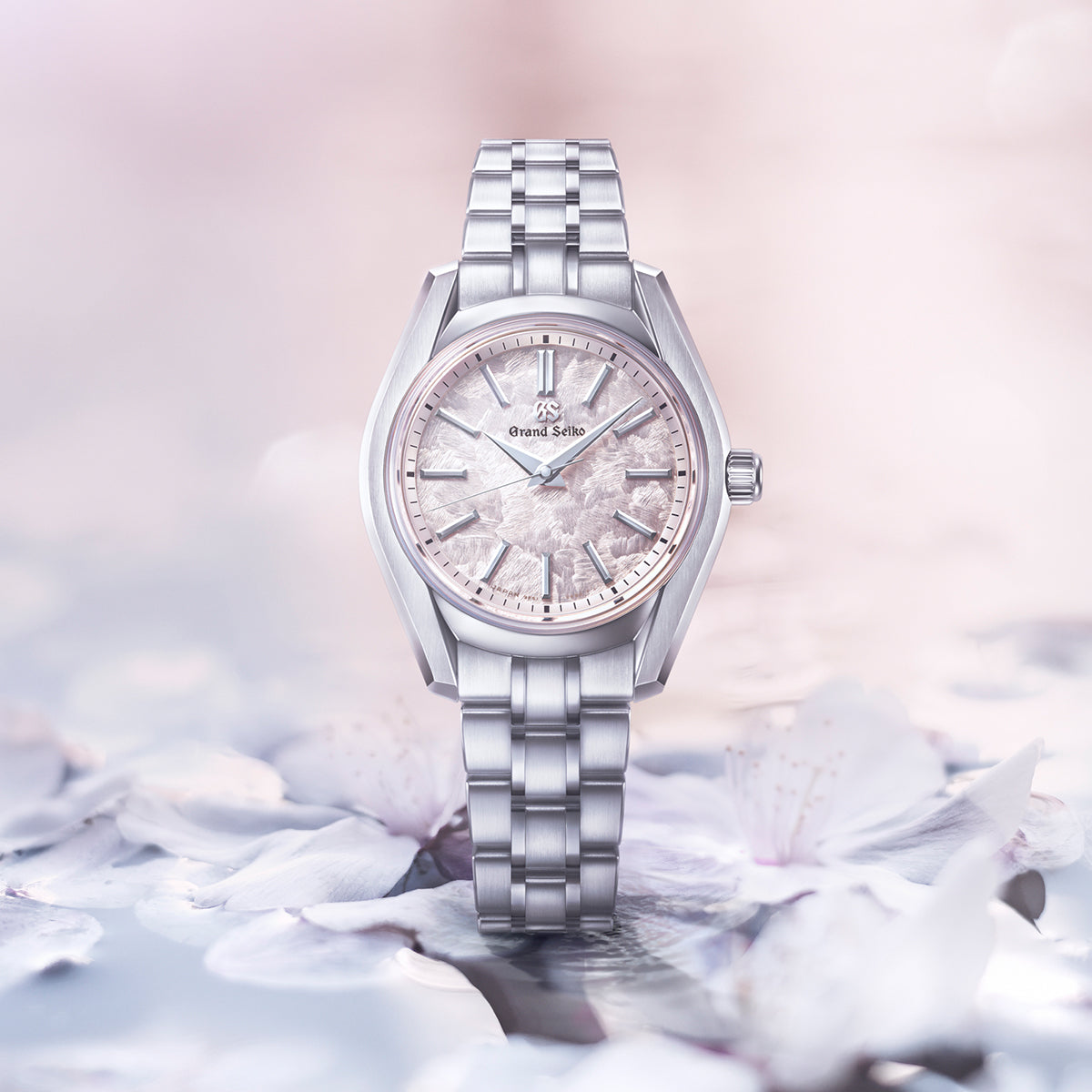グランドセイコー 62GS レディス クオーツ 宵花筏 SBGX363 レディース 電池式 ピンクダイヤル 9F51
