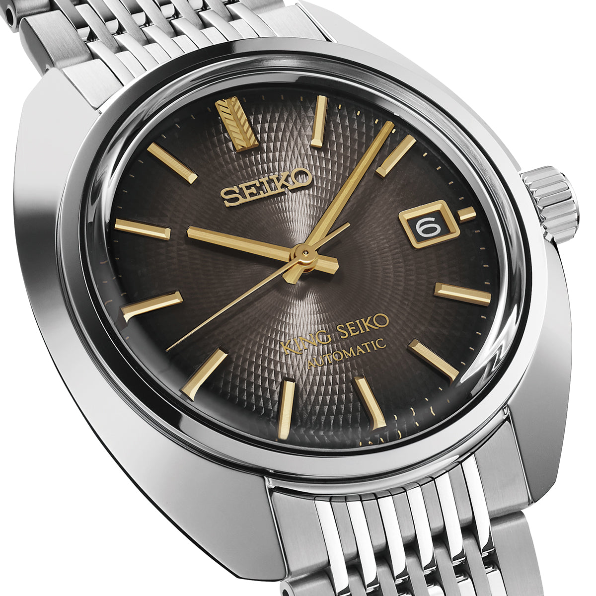 セイコー キングセイコー KS1969 セイコー創業145周年記念 限定モデル SDKA027 メンズ 機械式 自動巻き 型打文様 グレーグラデーションダイヤル 6L35