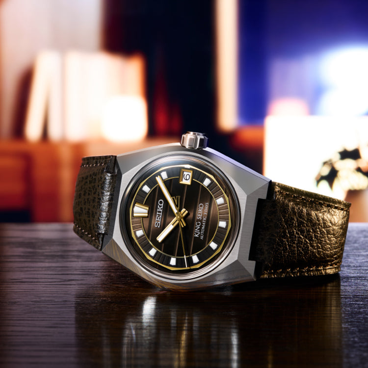 セイコー キングセイコー VANAC 東京ホライゾン SDKV013 メンズ 機械式 自動巻き ブラウンダイヤル 革バンド 8L45