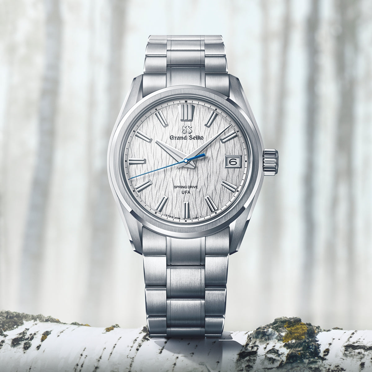 グランドセイコー エボリューション9 スプリングドライブU.F.A. 白樺 ホワイト SLGB009 メンズ 40mm 9RB2