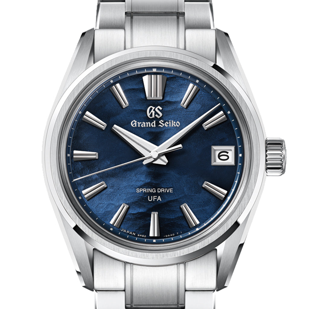 グランドセイコー エボリューション9 スプリングドライブU.F.A. 諏訪湖 ブルー SLGB015 メンズ 37mm 9RB2