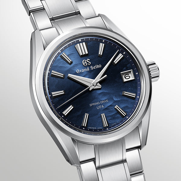 グランドセイコー エボリューション9 スプリングドライブU.F.A. 諏訪湖 ブルー SLGB015 メンズ 37mm 9RB2