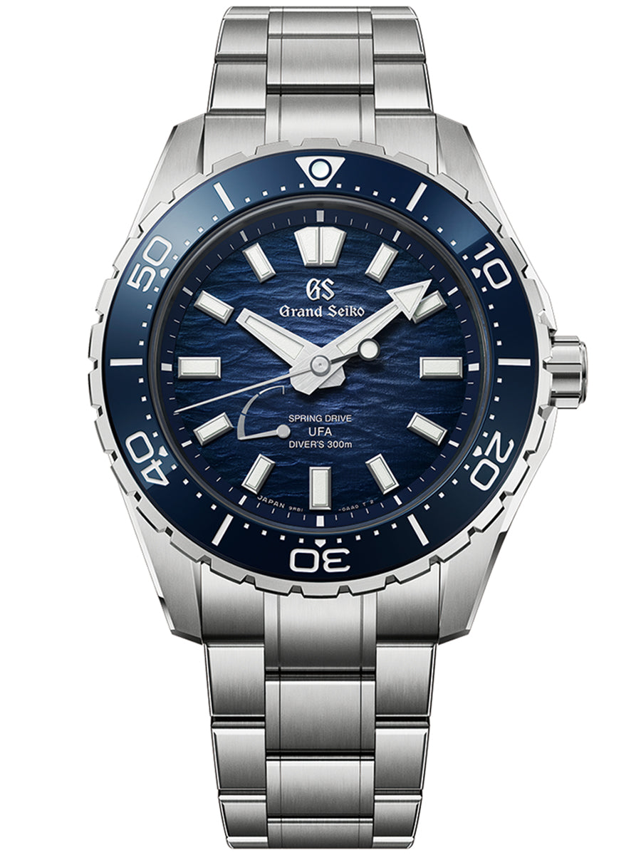 グランドセイコー エボリューション9 スプリングドライブU.F.A. Ushio 300 ダイバー SLGB023 メンズ ブルーダイヤル 9RB1