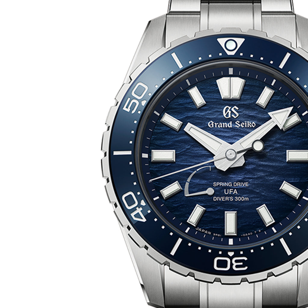 グランドセイコー エボリューション9 スプリングドライブU.F.A. Ushio 300 ダイバー SLGB023 メンズ ブルーダイヤル 9RB1
