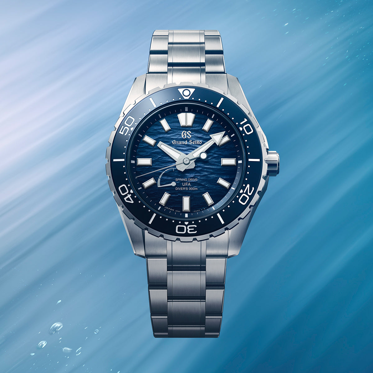 グランドセイコー エボリューション9 スプリングドライブU.F.A. Ushio 300 ダイバー SLGB023 メンズ ブルーダイヤル 9RB1